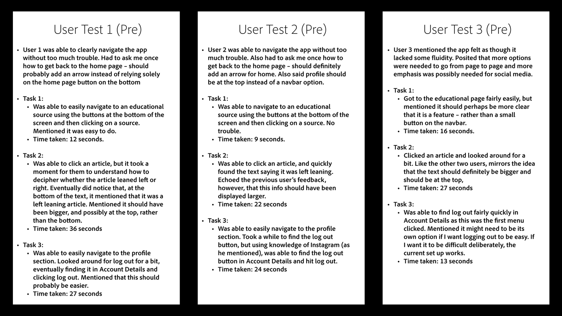 Second Presentation Posters