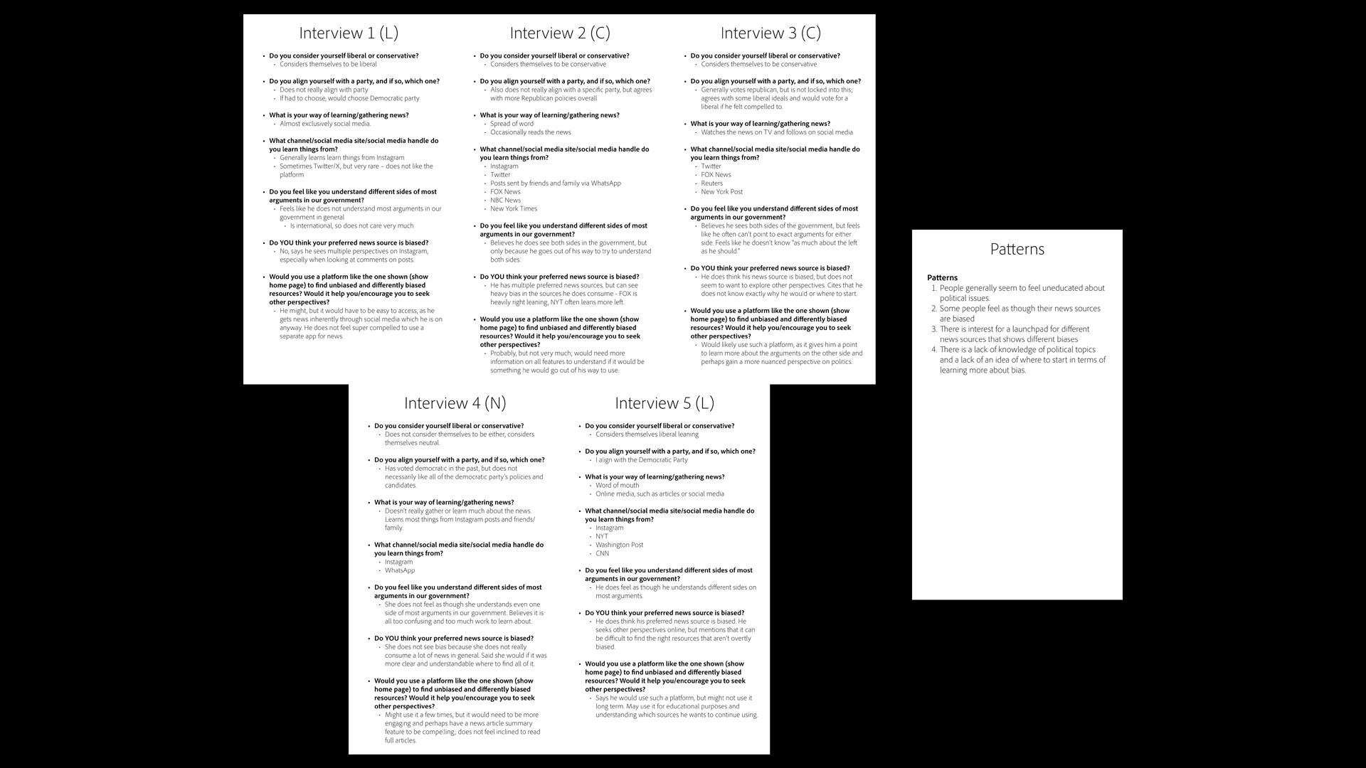 Second Presentation Posters