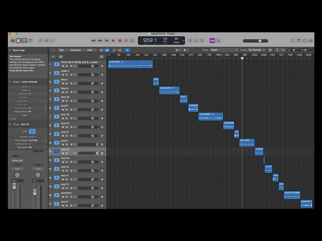 Post-production work