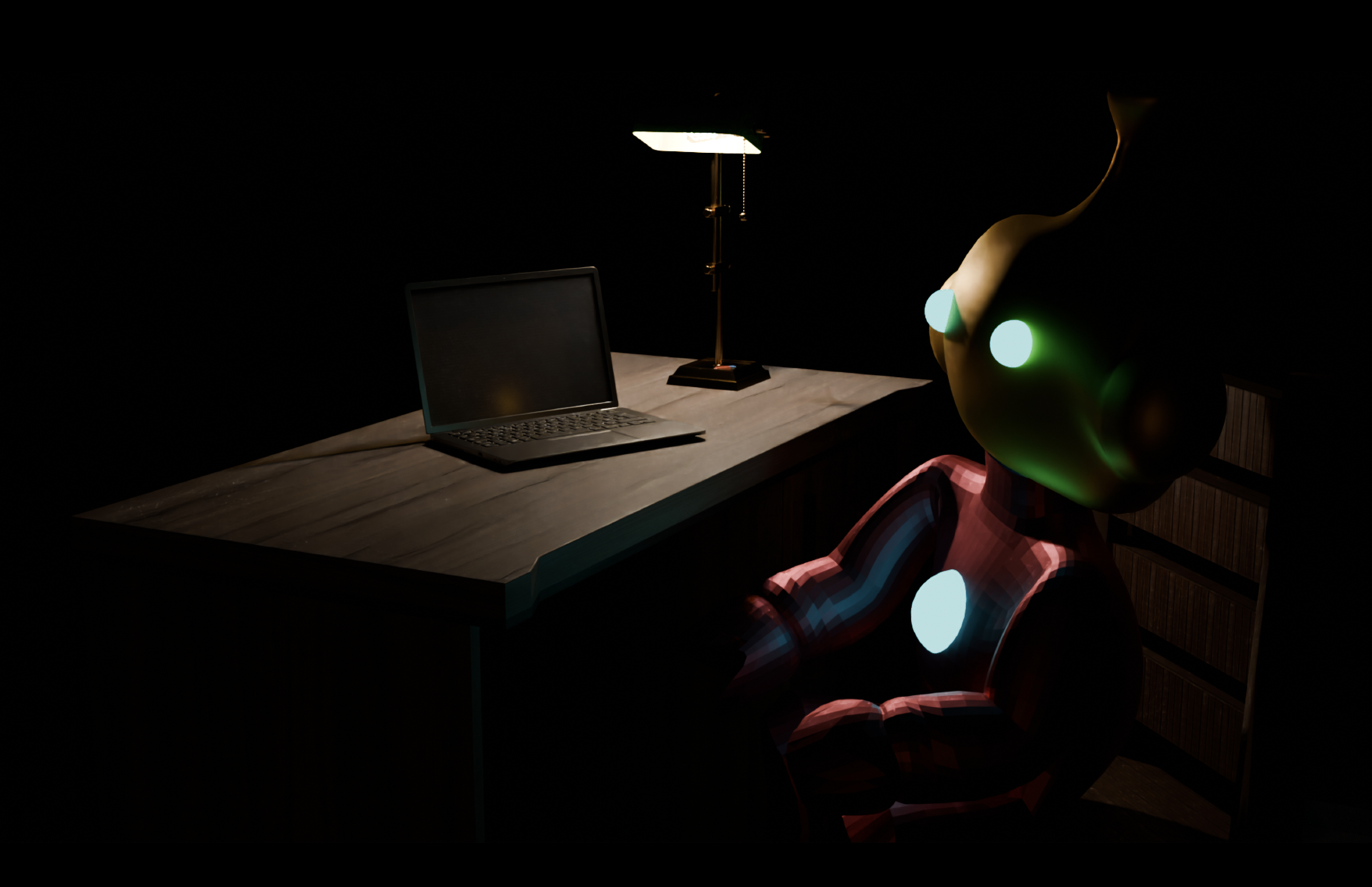 Childhood bedroom render