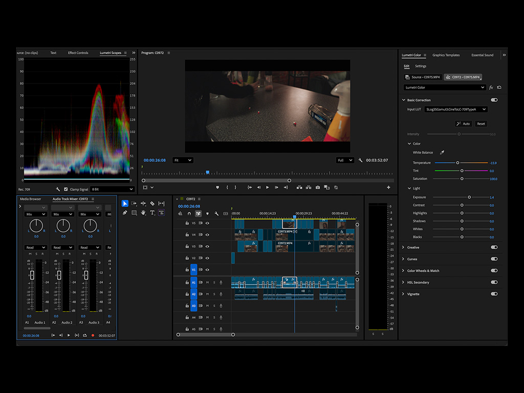 Post-production work