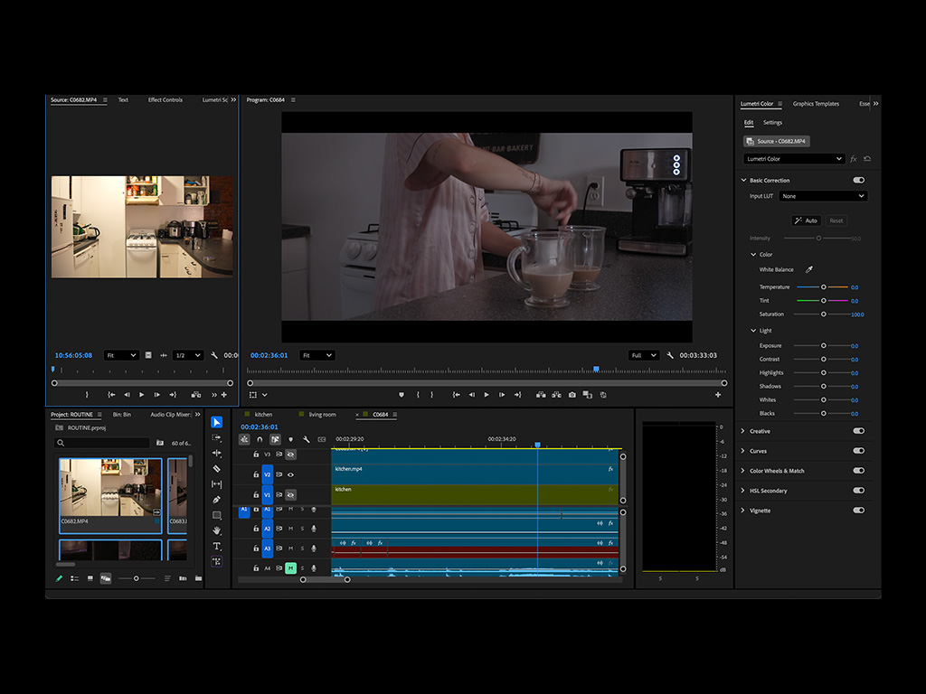 Post-production work