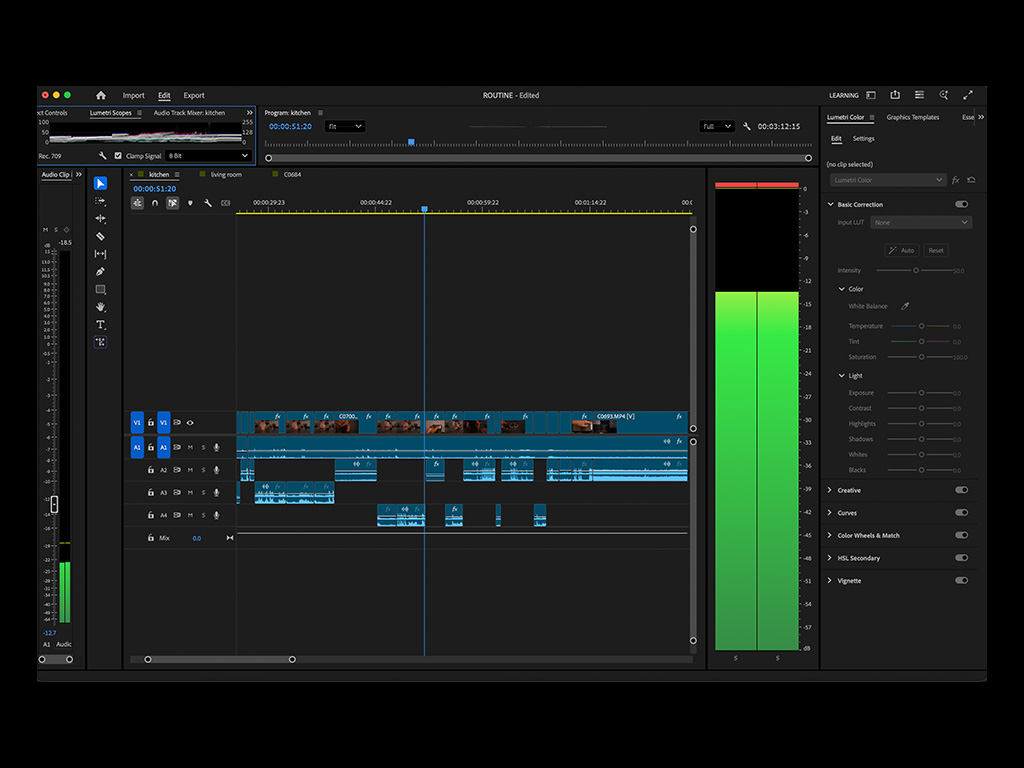 Post-production work